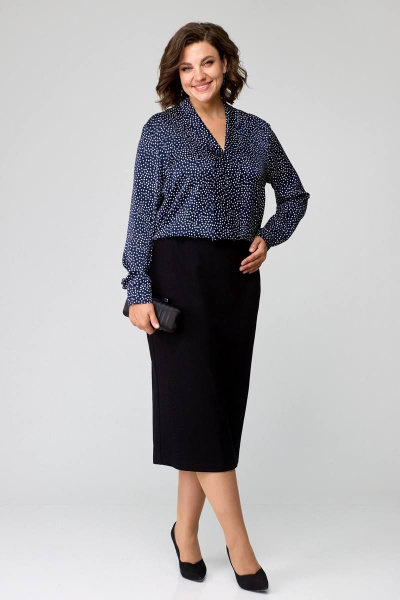 Блуза Ollsy 2082 синий - фото 1