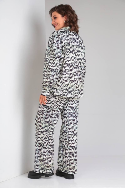 Брюки и жакет демисезонный повседневный хлопок текстиль Takka Plus 22-155/1 - фото 4