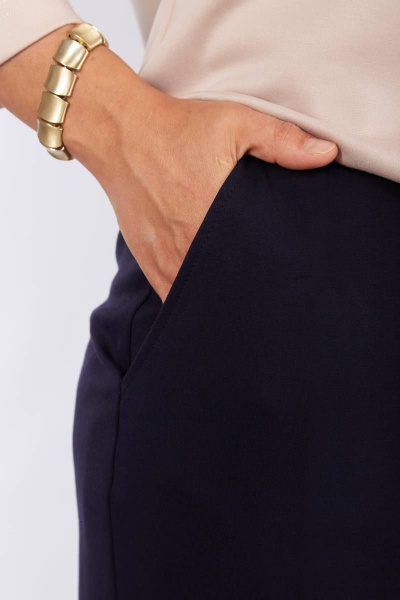 Костюм из трикотажа с юбкой и джемпером на лето Lady Secret 1631 синий+пудра - фото 7