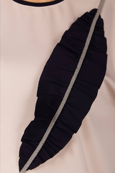 Демисезонный костюм с джемпером и брюками из трикотажа Lady Secret 2914 синий+пудра - фото 5