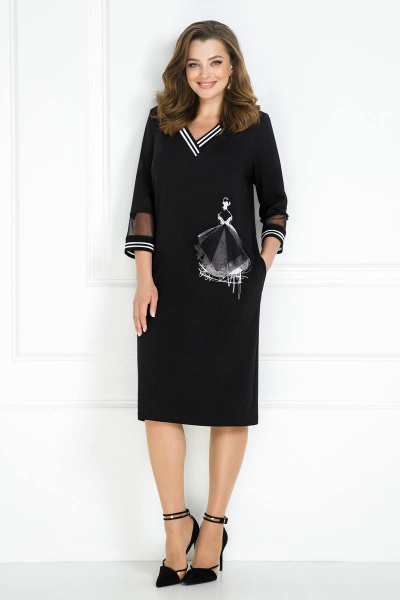 Платье AGATTI 5208 черный - фото 1