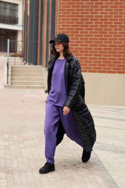 Брюки, джемпер Lokka 1208 фиолетовый - фото 8