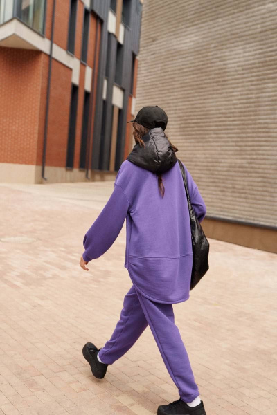 Брюки, джемпер Lokka 1208 фиолетовый - фото 4