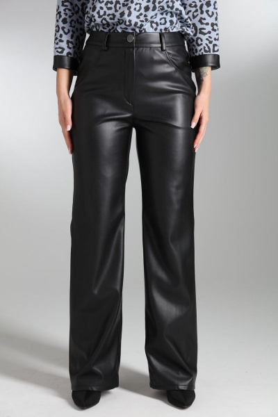 Демисезонные брюки и джемпер из трикотажа и эко-кожи LM ЛК8033 - фото 8