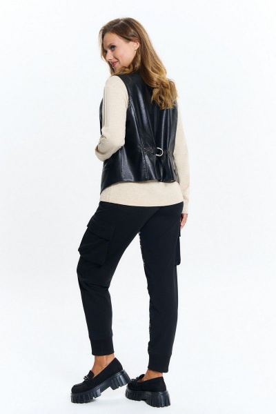 Демисезонные брюки джоггеры с карманами из трикотажа и хлопка AVE RARA 4091/2 - фото 2