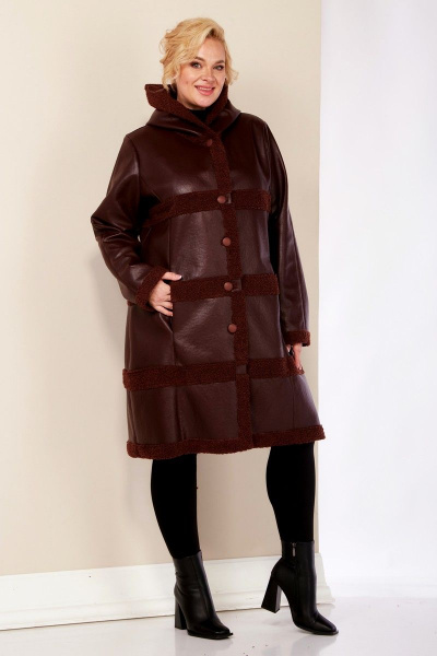 Дубленка Celentano 2041.2 шоколадный - фото 7