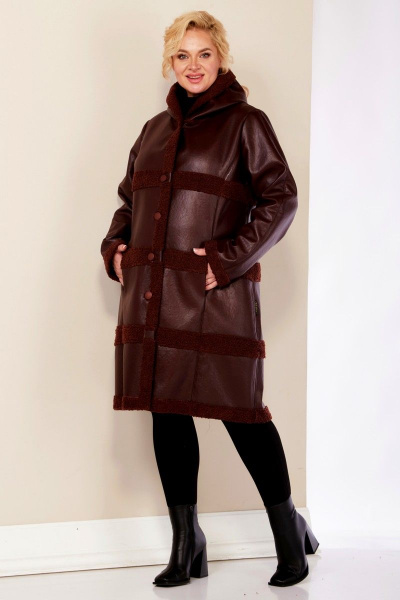Дубленка Celentano 2041.2 шоколадный - фото 5
