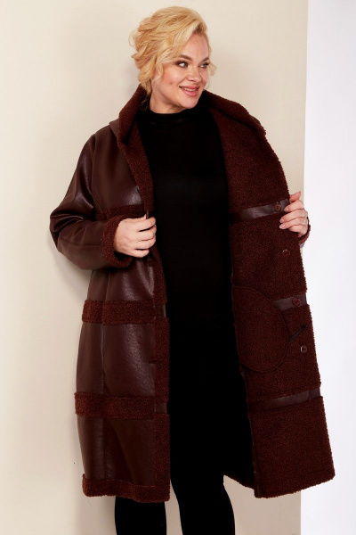 Дубленка Celentano 2041.2 шоколадный - фото 3