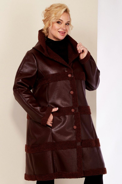 Дубленка Celentano 2041.2 шоколадный - фото 2