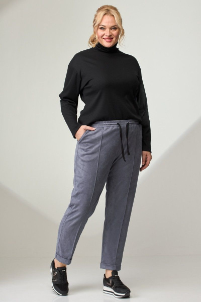 Комбо из брюк и жакета из трикотажа для повседневного образа Angelina & Сompany 804 - фото 7