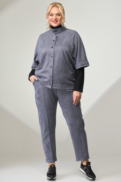 Комбо из брюк и жакета из трикотажа для повседневного образа Angelina & Сompany 804 - фото 1