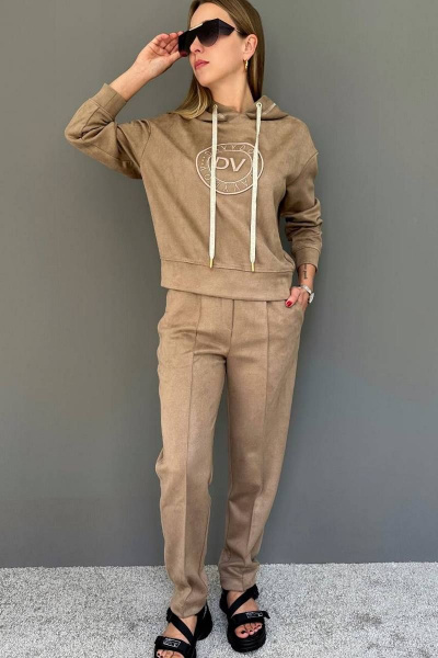 Брюки, джемпер DAVYDOV 6325.1 темный_беж - фото 2