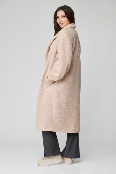 Меховой жакет-оверсайз из меха-мерлушки на пояс Abbi 6008 - фото 12