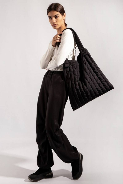 Брюки карго оверсайз прямого силуэта из текстиля PINA 40109 - фото 3