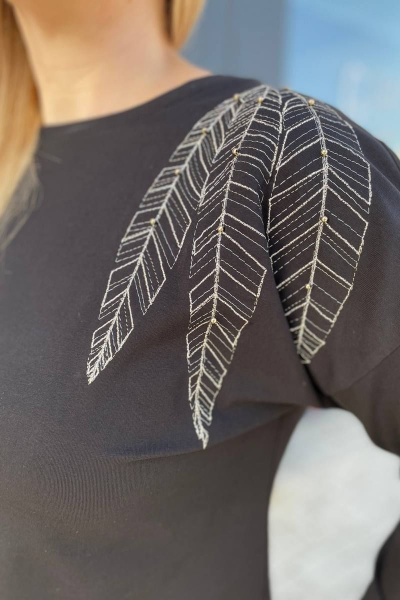 Джемпер Rumoda 2151 черный - фото 3