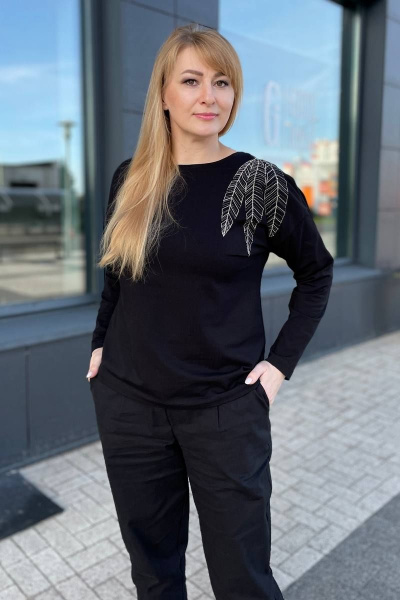 Джемпер Rumoda 2151 черный - фото 1