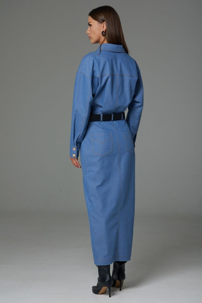 Платье N.O.W. 1300 светлый_джинс - фото 2