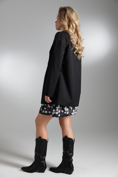 Комплект из жакета и платья с атласным блеском LM.Wear КТ6097 - фото 8