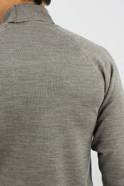 Свитер мужской трикотажный прямой с рукавом реглан Полесье С3070-17 7С1581-Д43 182,188 св.дюна - фото 3