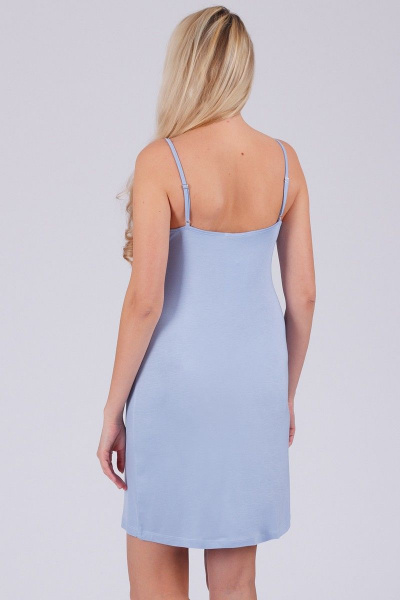 Домашняя сорочка из трикотажа с кружевными вставками Belarusachka С3566АВ/2 гиацинт - фото 3