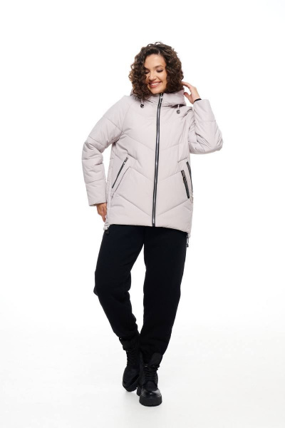 Куртка Beautiful&Free 6098 серый - фото 12