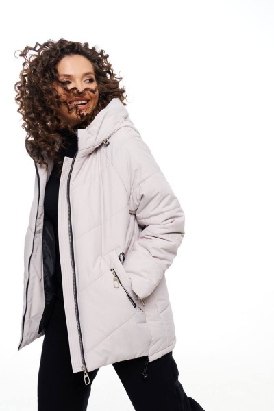 Куртка Beautiful&Free 6098 серый - фото 6