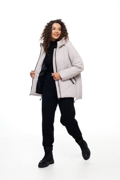 Куртка Beautiful&Free 6098 серый - фото 1