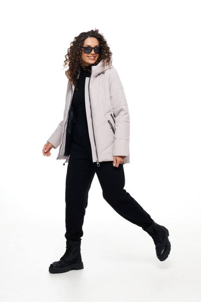 Куртка Beautiful&Free 6098 серый - фото 3