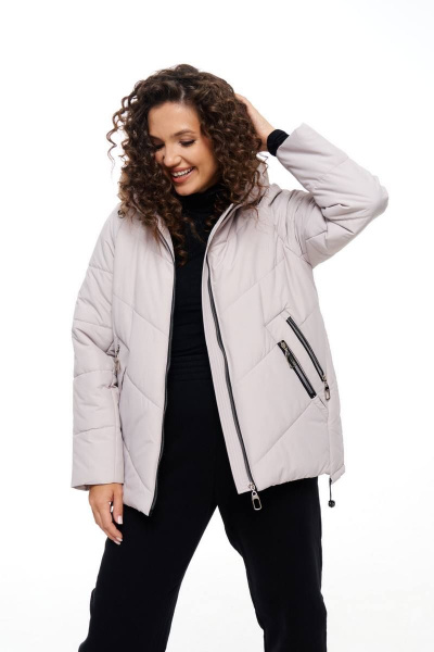 Куртка Beautiful&Free 6098 серый - фото 5