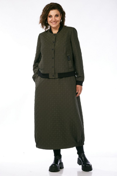 Жакет и юбка из ткани с эффектом стежки с отделкой Jurimex 2978 - фото 5
