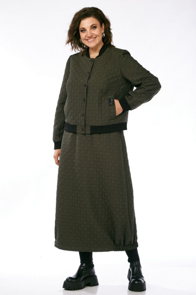 Жакет и юбка из ткани с эффектом стежки с отделкой Jurimex 2978 - фото 1