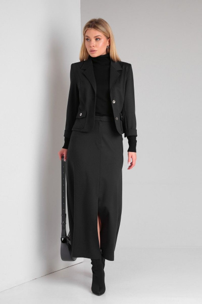 Жакет, юбка DOGGI 1633 черный - фото 4