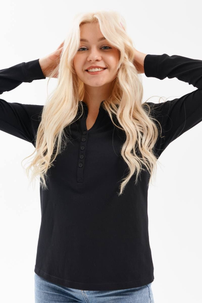 Джемпер Nadex 32-080410/206-23 черный - фото 5