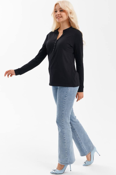 Джемпер Nadex 32-080410/206-23 черный - фото 6