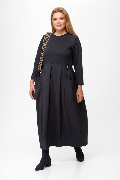 Платье Michel chic 2137 черный - фото 2