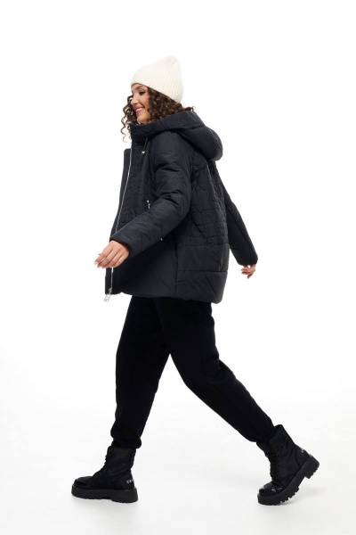 Куртка Beautiful&Free 6097 черный - фото 8