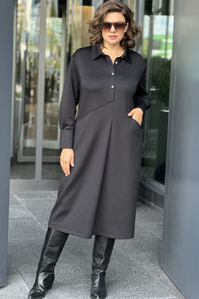 Платье Runella 1598 черный - фото 1