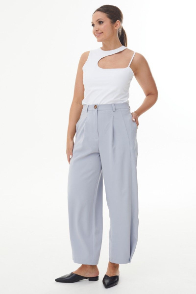 Брюки AURA otd 4106 светло-серый - фото 5