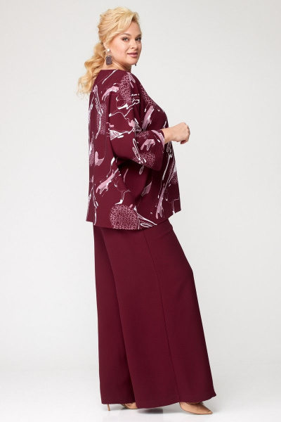 Бохо блуза свободного кроя с застежкой и манжетами Angelina & Сompany 886 - фото 6