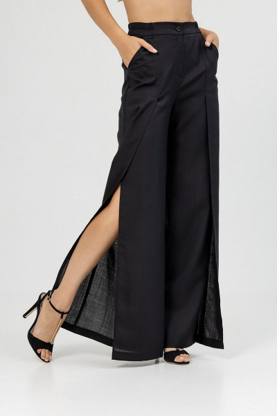 Черный костюм с жилетом и брюками из текстиля Atelero 1084 черный - фото 5