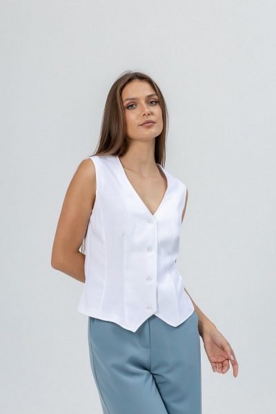 Жилет Atelero 1086 белый - фото 1