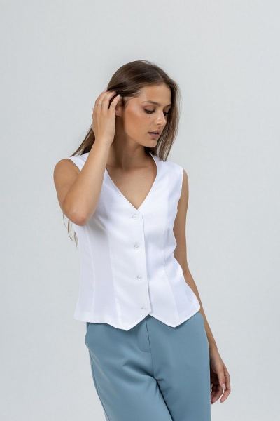 Жилет Atelero 1086 белый - фото 3