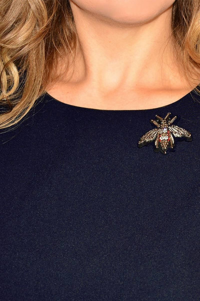 Блуза с ажурным отделкой и разрезами по бокам из текстиля Needle 384/4-1 - фото 4