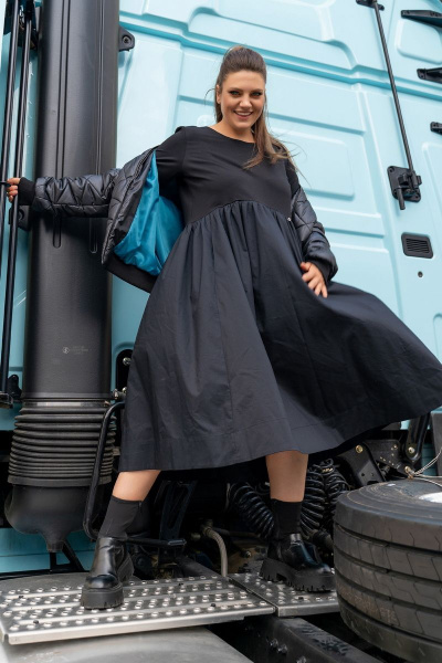 Платье Andina 820 черный - фото 13