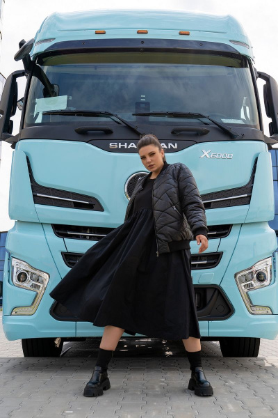 Платье Andina 820 черный - фото 6