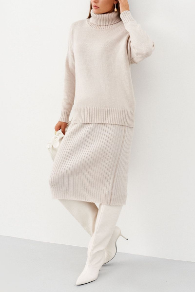 Юбка Ketty АМ-131 св.бежевый - фото 3