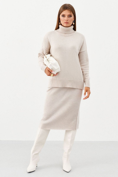 Юбка Ketty АМ-131 св.бежевый - фото 1