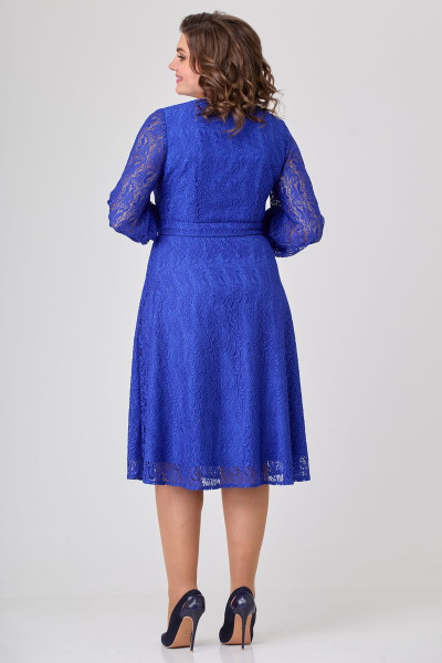 Платье Орхидея 1227 васильковый - фото 2