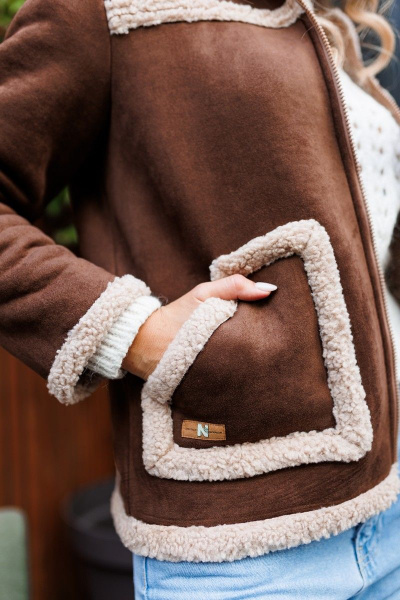 Куртка Мода Юрс 2506 коричневый - фото 4