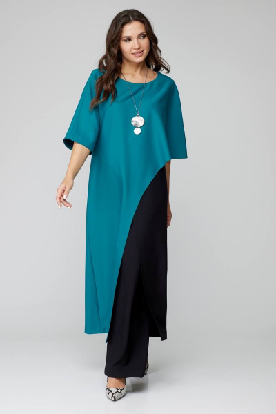 Брюки, туника Danaida 2142 изумруд - фото 4